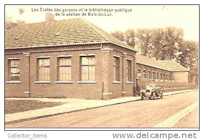 Bois-du-Luc Près De La Louvière, Les Ecoles Des Garçons Et La Bibliothèque Publique - La Louvière