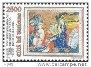 CITTA' DEL VATICANO - VATIKAN STATE - GIOVANNI PAOLO II - ANNO 1996 - MARCO POLO  - NUOVI ** MNH - Ungebraucht