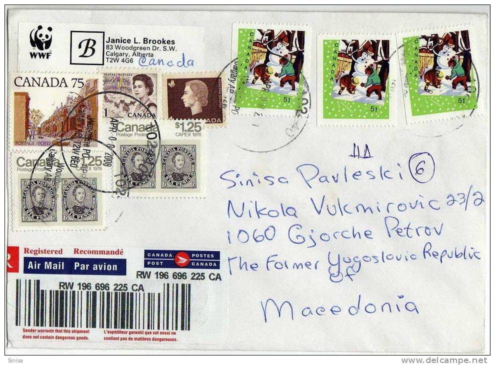 Canada / Letters / Cover / Letre - Lettres & Documents