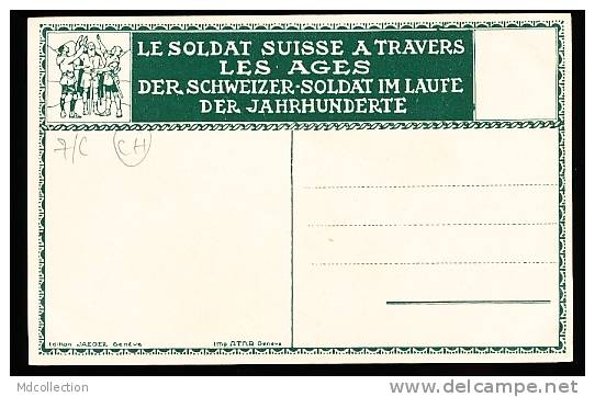 SUISSE  DIVERS /  Le Soldat Suisse à Travers Les âges - 1307 - Serment Du Grutli /  BELLE CARTE COULEUR - Avers