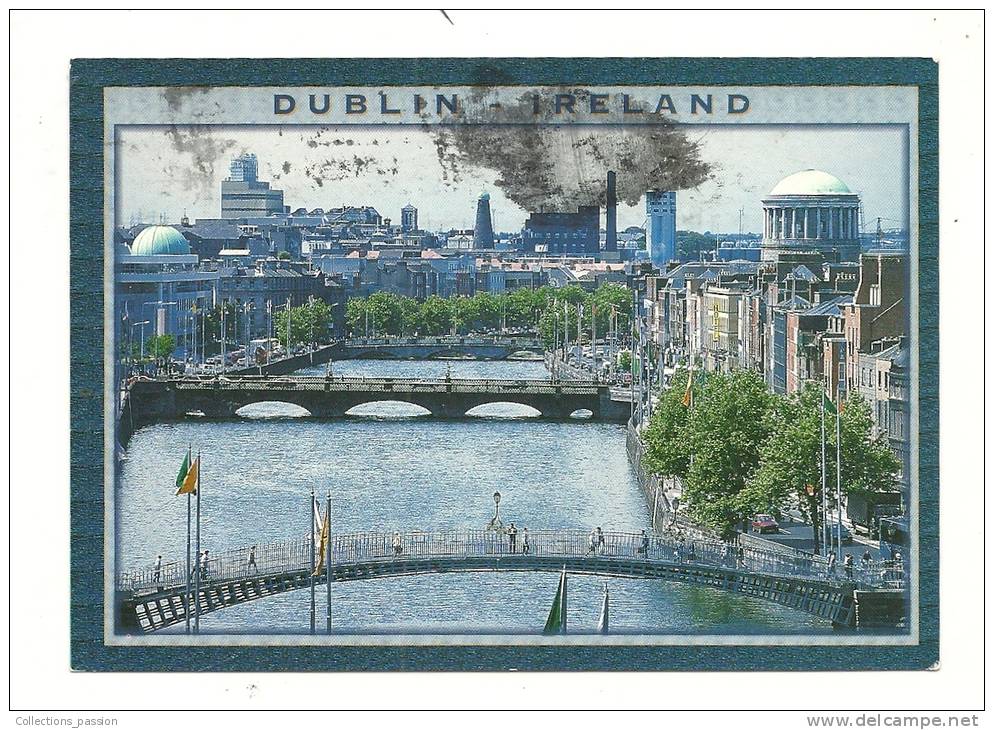 Cp, Irlande, Dublin, Voyagée - Dublin