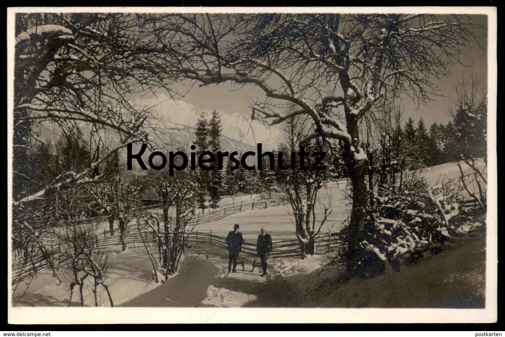 ALTE POSTKARTE VOLDERTAL RODELBAHN B. Volders Hall Tirol Schlitten Luge Traineau Sleigh Coasting Slide Winter Snow Neige - Hall In Tirol