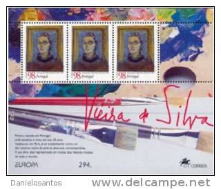 Portugal 1996 Europa CEPT Mulheres Célebres Famous Women Souvenir Sheet Bloque Bloc Bloco Nº 165 MNH - 1996