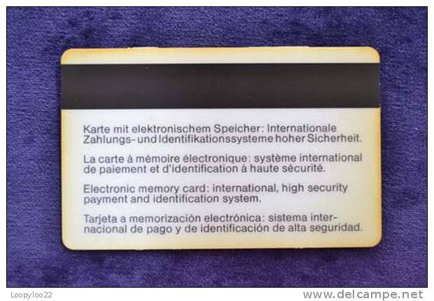 FRANCE - Flonic Schlumberger - G&D - Demo - Fascimile Chip / Specimen - 1981 - VERY RARE - Con Holograma
