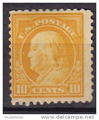 United States 1917 Mi. 232 P C     10 C Benjamin Franklin Perf. 11 MNG - Ungebraucht