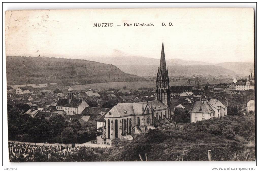 3 CPA : MUTZIG VUE GENERALE LE CHATEAU ET EGLISE 67 ALSACE - Mutzig