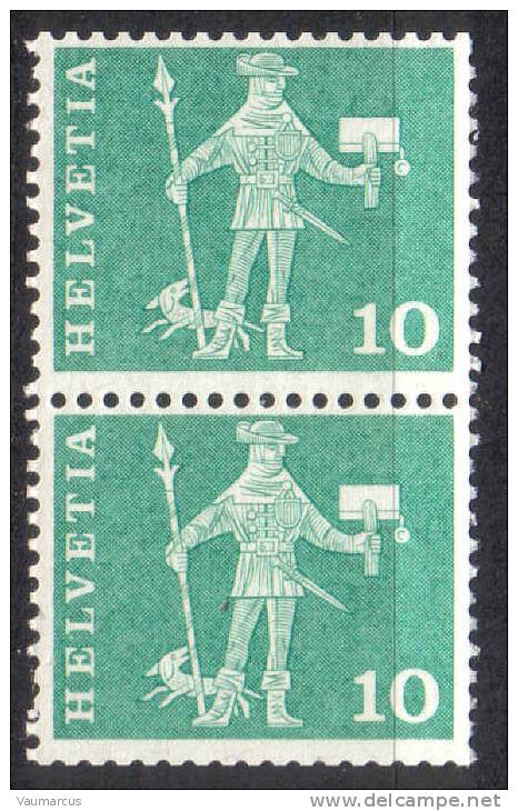 Zu 356RL.02 ** / MNH 0195 Paire Zu Spécial 4,25 à 20 % Voir Scans Recto/verso - Coil Stamps