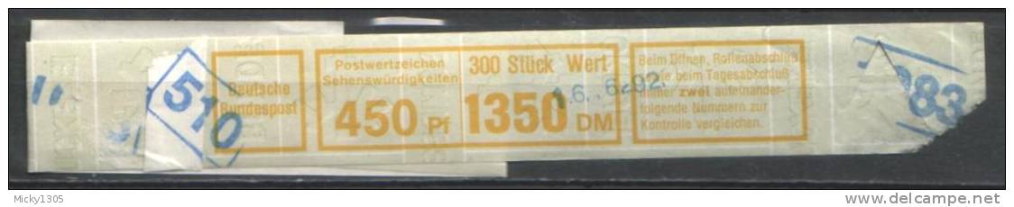 Germany - Verschlußbanderole Mi-Nr 1623 (j400) - Rollo De Sellos