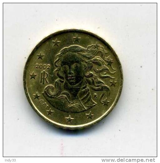 - EURO ITALIE . 10 C. 2002 . - Italie