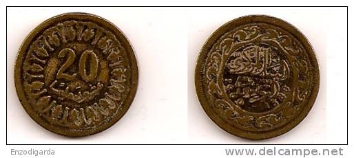 20 Millim – Tunisie – 1380-1960 – Cuivre – Etat TB – KM 307 - Tunisia