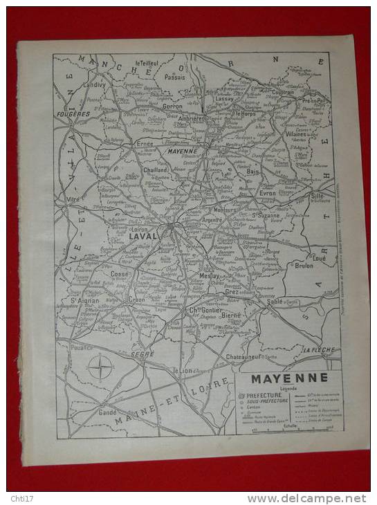 MAYENNE LAVAL MAESLAY GREZ CRAON COSSE BAIS EVRON ERNEE GORRON LASSAY ANUAIRE BOTTIN 1937 AVEC COMMERCES ET PARTICULIERS - Telefonbücher