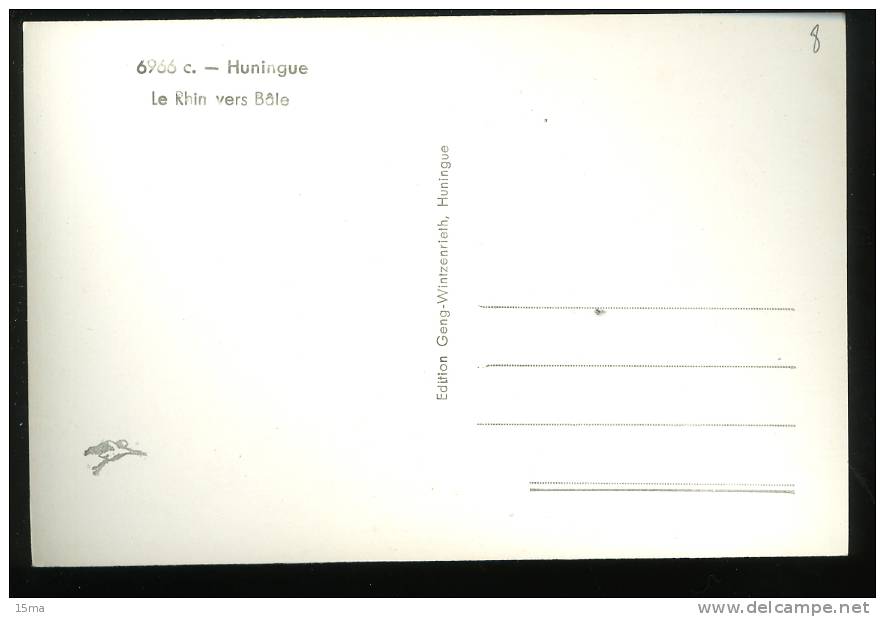 Haut Rhin Huningue 6966 C Le Rhin Vers Bâle Geng Wintzenrleth - Huningue