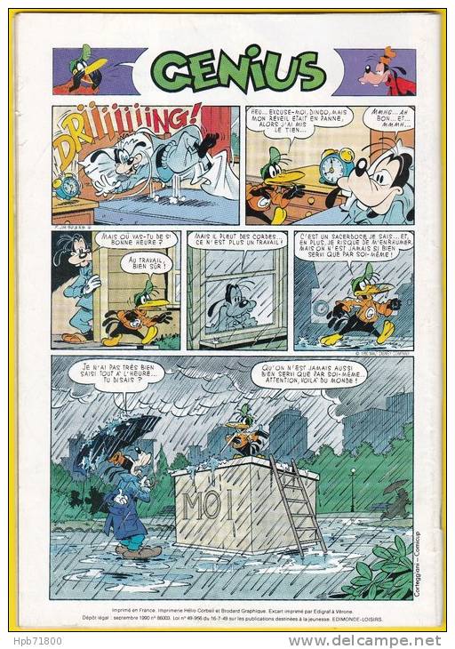 Le Journal De Mickey - Hebdomadaire N° 1996 - 21 Septembre 1990 - 64 Pages - Bon état - Journal De Mickey