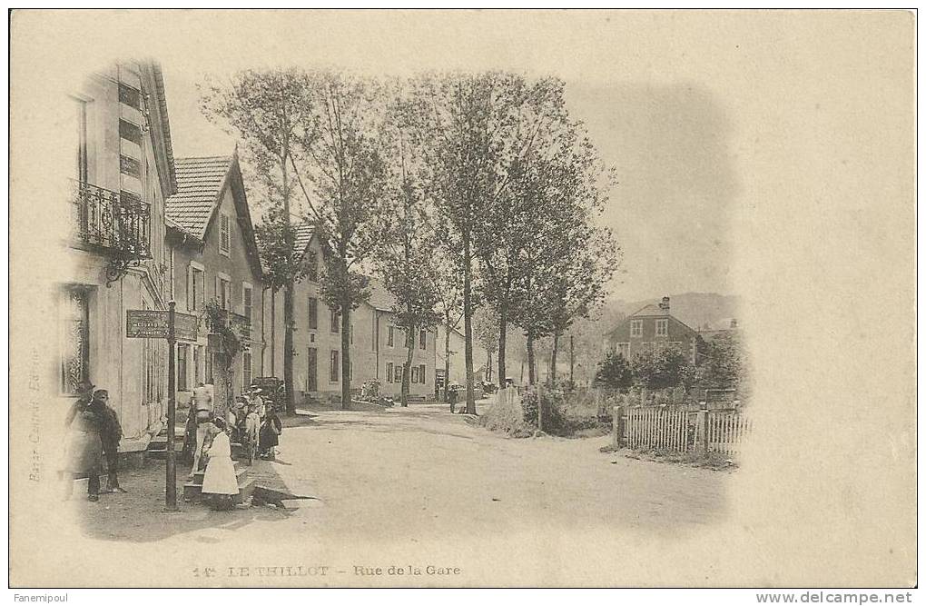 LE THILLOT. Rue De La Gare - Le Thillot