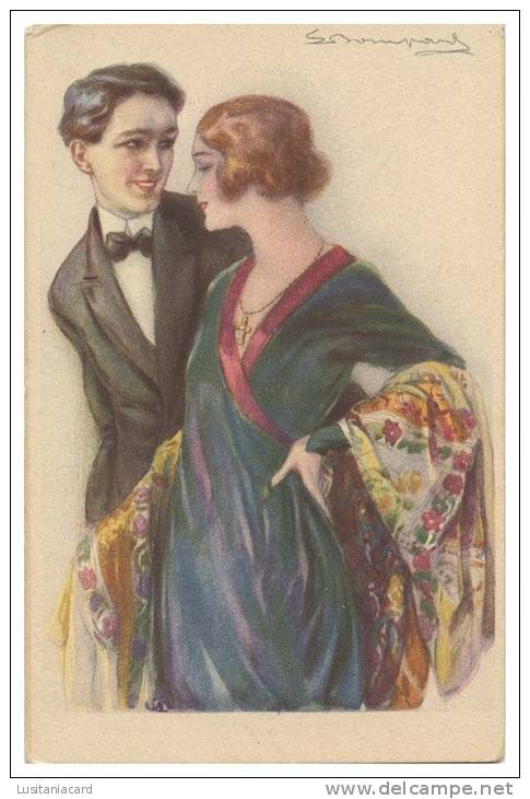 ITALY - ILLUSTRATEURS - «S. Bompard» (Nº 458-1) Carte Postale - Bompard, S.