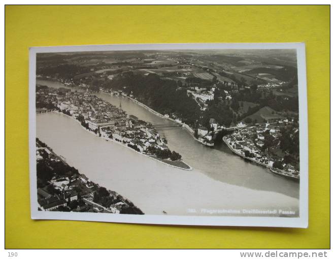 Fliegeraufnahme Dreiflussestadt Passau - Passau