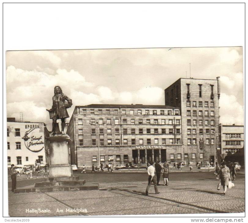 B62853 Halle Salle Am Marktplatz Used Perfect Shape Back Scan At Request - Halle (Saale)