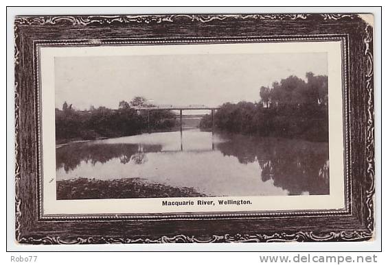 Australia 1910 South Wales Postcard. Macquarie River, Wellington. Bridge. (T30023) - Other & Unclassified