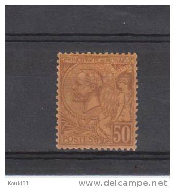 Monaco YT 18 * : Prince Albert 1er - 1891 - Unused Stamps