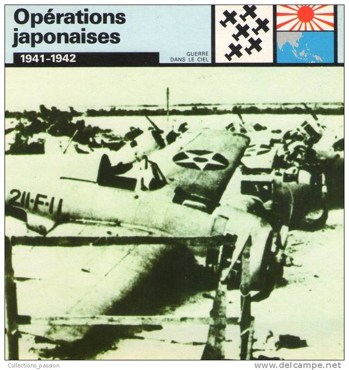 Image , Chasseurs Américains Wildcat F4F , Détruits Par Attaque Japonaise , île De Wake , Avions , Aviation - Airplanes