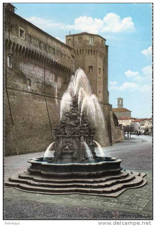 1965 CESENA LOGGETTA VENEZIANA E TORRE FG V  2 SCAN TIMBRO CESENA - Cesena