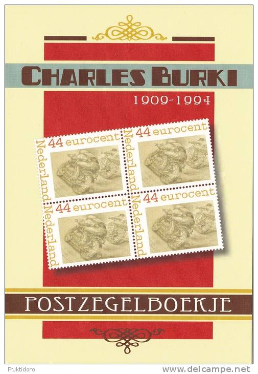 Nederland / Netherlands / Pays Bas / Niederlande Postzegelboekje Charles Burki Red ** 2010 - Nuevos