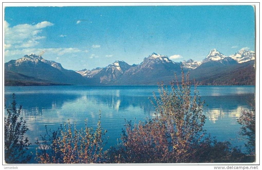 USA, Lake McDonald, Glacier National Park, Montana, 1964 Used Postcard [P8519] - Autres & Non Classés