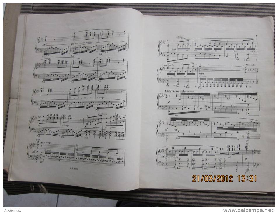 Partition:musique Classique"Roméo Et Juliette" Opéra De Charles Gounod Fantaisie De Salon Pour Piano R Fabergér - Opéra