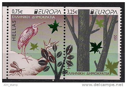 2011 GREECE Griechenland  Gréce  Hellas Mi. 2617-8 C Used Bookletset - 2011