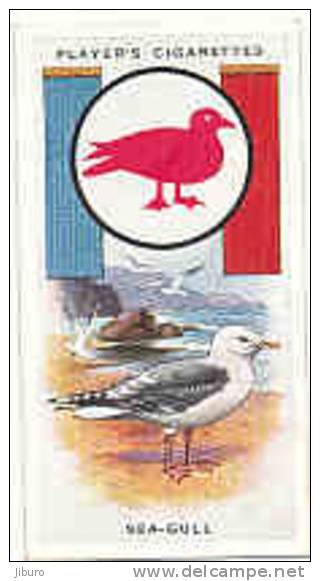 Owl / Boyscout & Girl Guide - Patrol Signs & Emblems / See-gull / Bird Oiseau Mouette / IM 39 Players - Player's