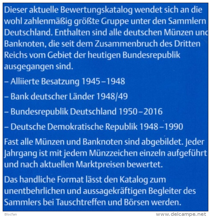 Ab 1945 Deutschland 2016 Neu 10€ Noten Münzen D AM- BI- Franz.-Zone SBZ DDR Berlin BUND EURO Coins Catalogue BRD Germany - Museos & Exposiciones