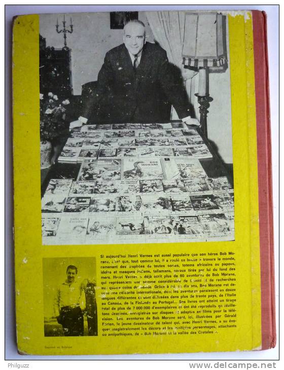 Album BANDE DESSINEE BOB MORANE H Vernes - T7 - LA VALLEE DES CROTALES - EO 1964 G FORTON - MARABOUT - Bob Morane