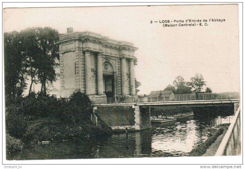 CPA Loos, Porte D'entrée De L'Abbaye (pk4260) - Loos Les Lille