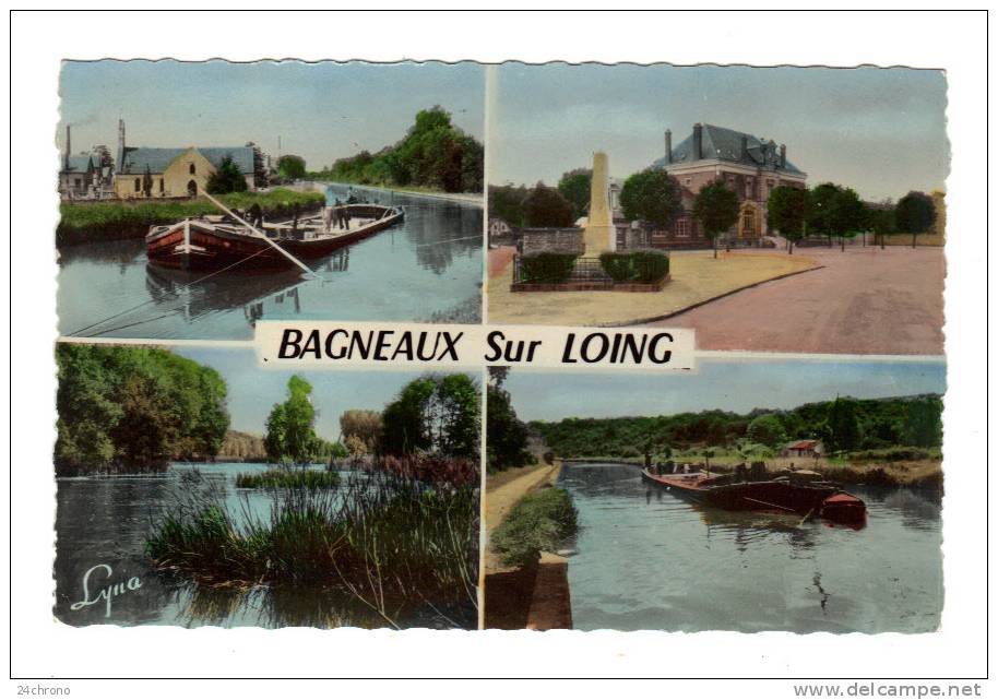 Bagneaux Sur Loing: Divers Aspects, Peniche (12-1160) - Bagneaux Sur Loing