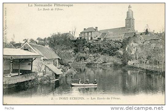 N°17747 -cpa Pont Ecrepin -les Bords De L'Orne- - Pont Ecrepin