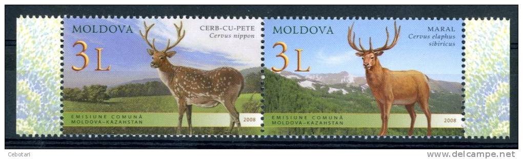 MOLDAVIA / MOLDOVA 2008** - CERVI - SET MNH - Gibier