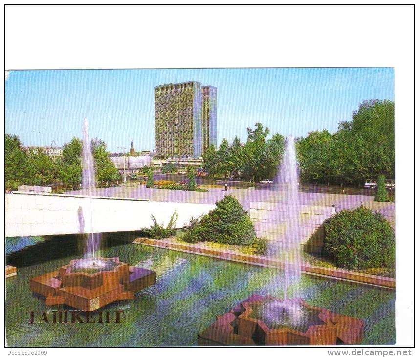 ZS26698 Administrrative Building In Lenin Square Tashkent Not Used Perfect Shape Back Scan At Request - Uzbekistan