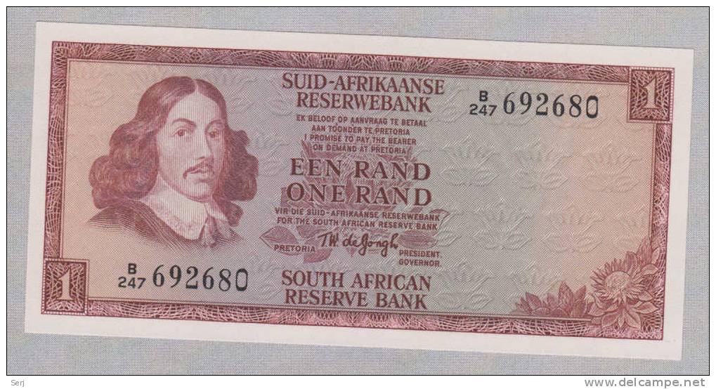 SOUTH AFRICA 1 RAND 1967 UNC  NEUF  P 110b  110 B - Zuid-Afrika