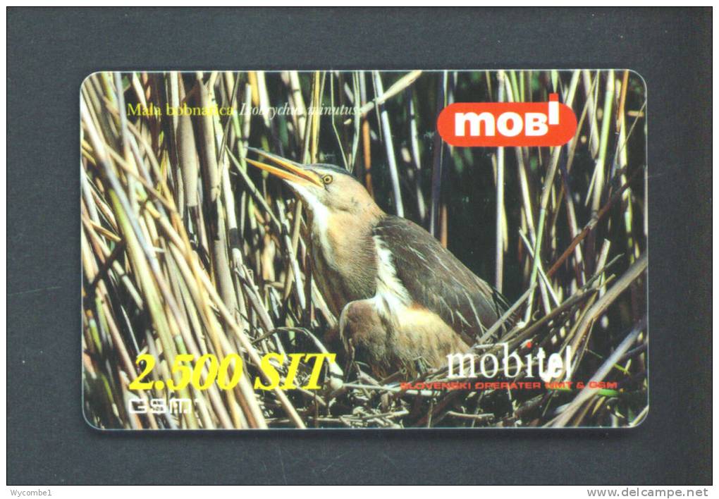 SLOVENIA  -  Remote Phonecard/Mobitel Bird As Scan - Slovenia