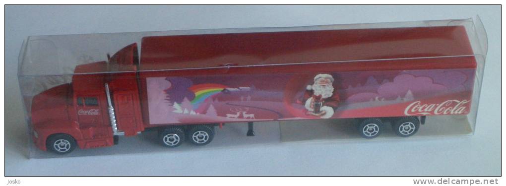 COCA-COLA  ( Croatia - Big Beautiful Toy , Mint , Never Used ) New Year Truck - Camion - Spielzeug