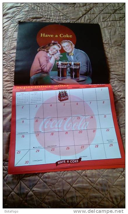 CALENDAR IMAGES FROM THE COCA COLA  AMERICAN ARCHIVES  FOR THE YEAR 2001