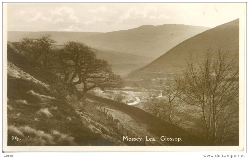 UNITED KINGDOM-ENGLAND;GLOSSOP,M OSSEY LEA-CIRCULATED-1950 - Derbyshire