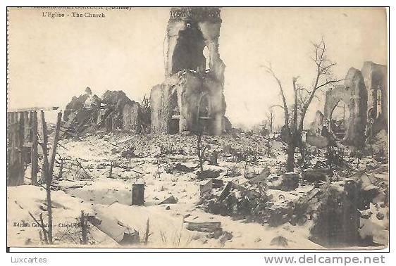 VILLERS BRETONNEUX. L' EGLISE. - Villers Bretonneux