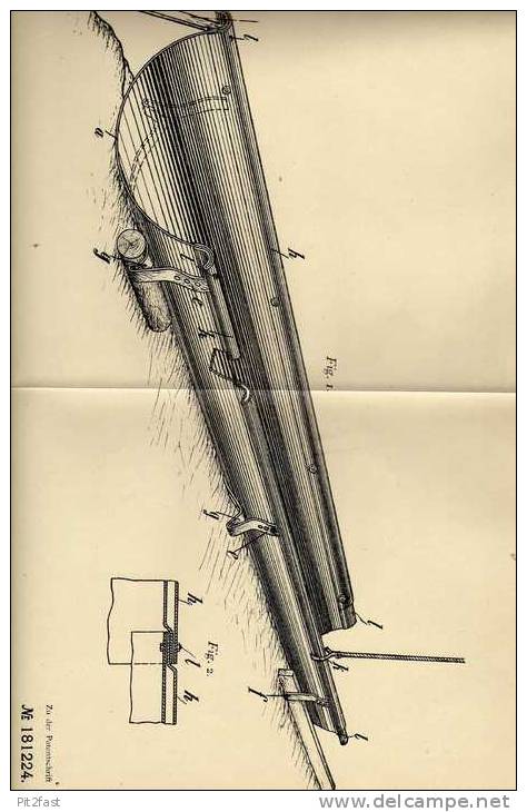 Original Patentschrift -  Netter & Jacobi In Strassburg , 1905, Rutsche Für Schüttgut !!! - Tools