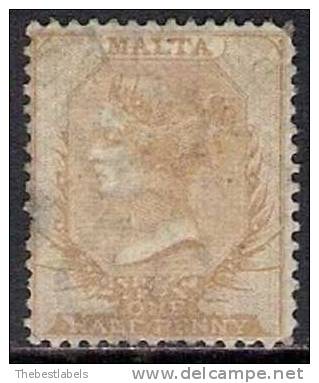 MALTA 1875 1/2 Nº 3 - Malte (...-1964)