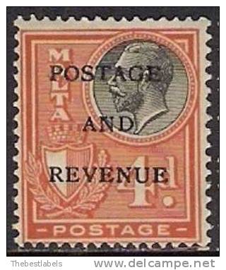 MALTA 1928 Nº 144 - Malte (...-1964)