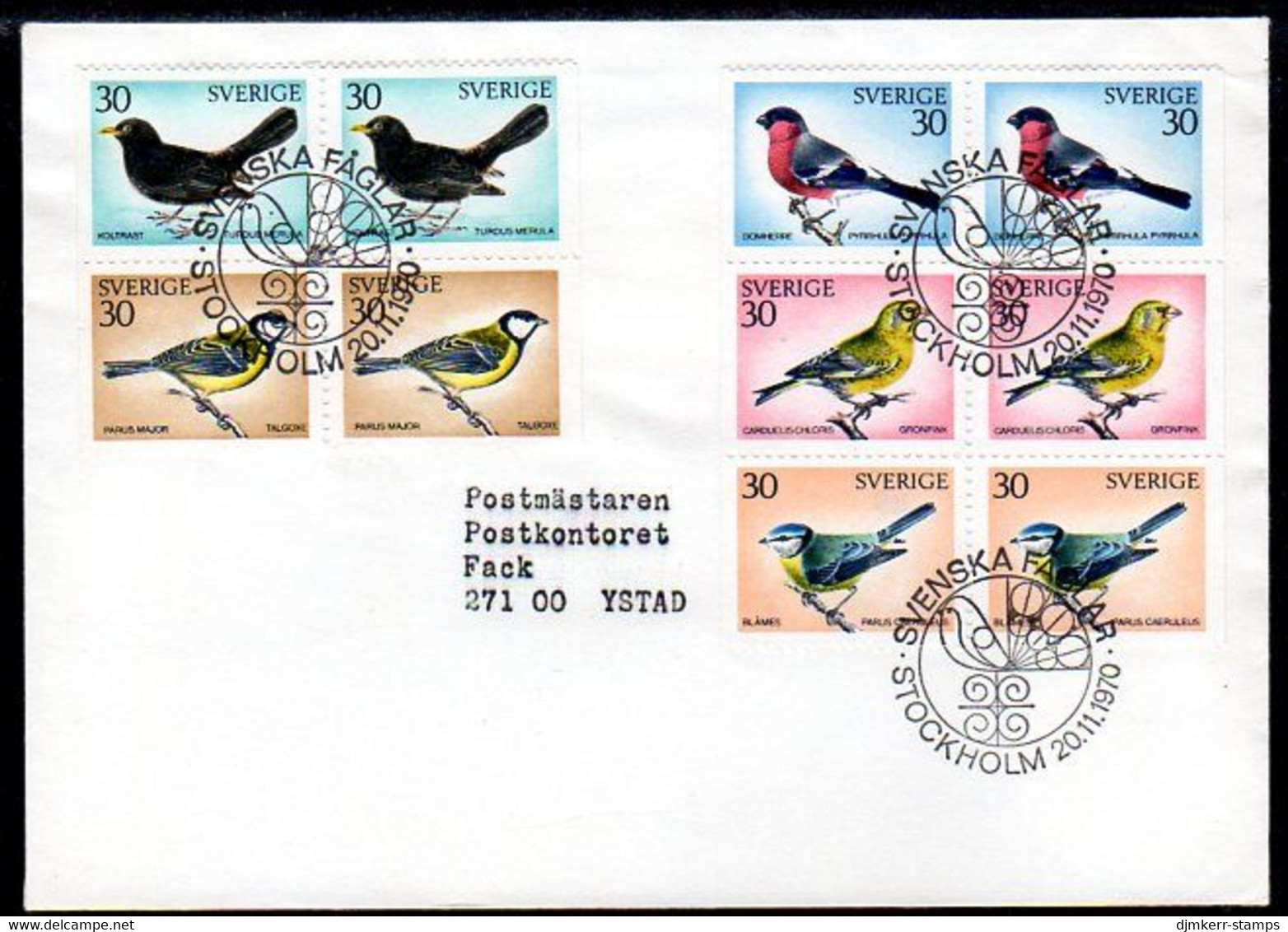 SWEDEN 1970 Migratory Birds FDC - FDC