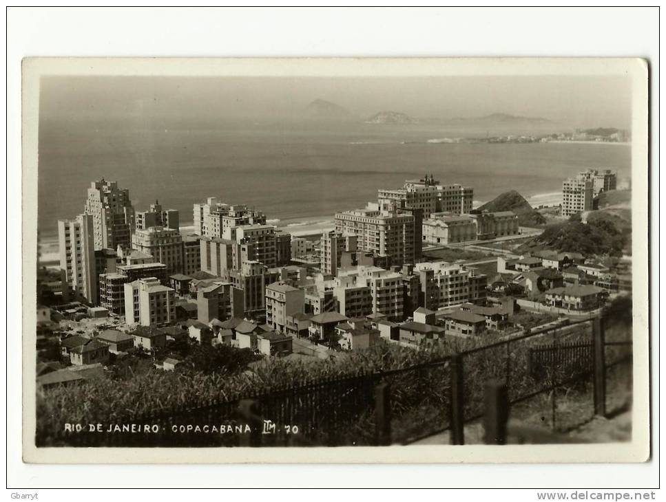 Rio De Janeiro Copacabana Real Photo Post Card.................B2 75 - Copacabana