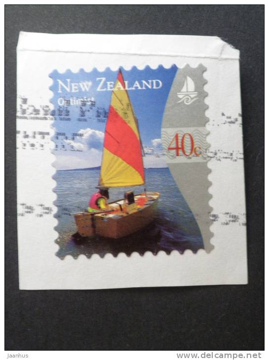 New Zealand - 1999 - Mi.nr.1806 - Used - Sailing Boats - Optimist - On Paper - Gebraucht