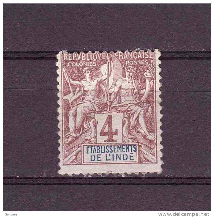 INDIA 1892  Type Sage Yvert Cat. N° 3  Mint Never  Hinged ** - Andere & Zonder Classificatie